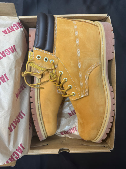 Jacata Men's Soft Toe Work Boots - Wheat - Size 13