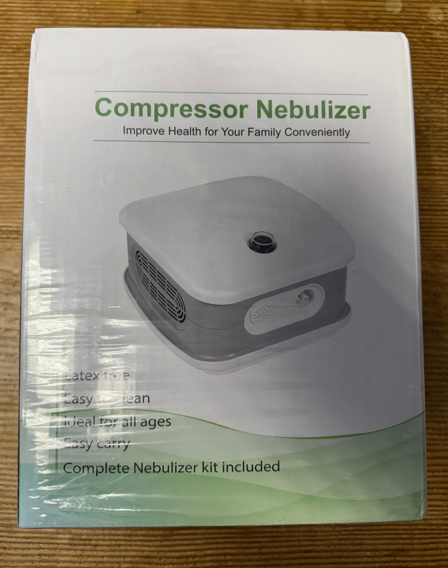 Portable Compressor Nebulizer Machine Kit for Adults & Children / New Sealed